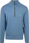 BOSS Kanobix Half Zip Trui Blauw