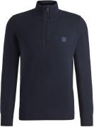 BOSS Kanobix Half Zip Trui Donkerblauw