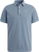 PME Legend Poloshirt Garment Dye Piqué Blauw