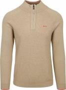 NZA Half Zip Trui Ralph Beige