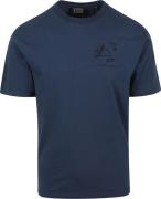 Scotch And Soda T-Shirt Navy Print