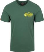Superdry Tee Relaxed Groen