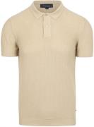 Suitable Respect Polo Structure Knit Beige