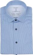 Olymp Luxor Overhemd 24/Seven Print Blauw