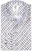 R2 Poplin Overhemd Print Multicolor