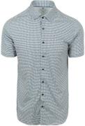 Desoto Short Sleeve Jersey Overhemd Print Groen