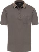 Casa Moda Polo Stretch Melange Taupe