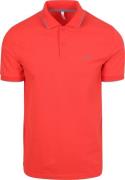Sun68 Poloshirt Small Stripe Collar Rood