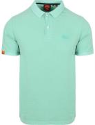 Superdry Polo Destroyed Groen