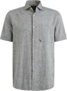 Vanguard Short Sleeve Overhemd Linnen Blend Dark Slate