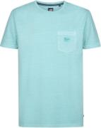 Petrol T-Shirt Key Melange Aqua