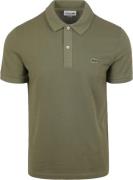 Lacoste Poloshirt Pique Olijfgroen