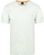 BOSS T-shirt Tales Lichtblauw