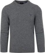 Gant Trui Wol Melange Antraciet