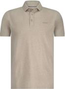 State of Art Poloshirt Piqué Melange Beige