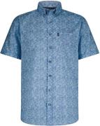 State Of Art Short Sleeve Overhemd Leafs Blauw