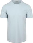 No Excess Structure T-Shirt Lichtblauw
