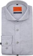 Suitable Melange Overhemd Grijs