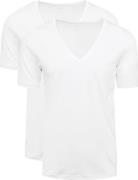 Mey Dry Cotton V-hals T-shirt Wit 2-Pack