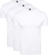 Alan Red Oakville T-shirt Wit (3Pack)