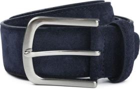 Suitable Riem Suède Leer Navy