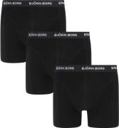 Bjorn Borg Cotton Stretch Boxers 3Pack Zwart