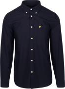 Lyle & Scott Shirt Plain Oxford Navy