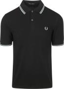 Fred Perry Polo Twin Tipped M3600 Zwart