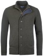 Barbour Zip Vest Lamswol Donkergroen