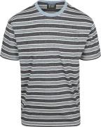Scotch And Soda T-shirt Streep Blauw