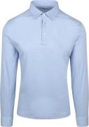 Desoto Longsleeve Poloshirt Essential Lichtblauw