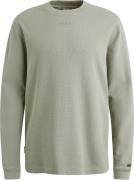 Cast Iron Longsleeve T-shirt Waffle Lichtgroen