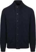 Barbour Cardigan Patch Navy
