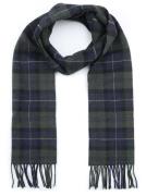 Barbour Sjaal Tartan Lamswol Klassiek Donkergroen -
