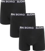 Bjorn Borg Boxers Cotton Stretch 3-Pack Zwart
