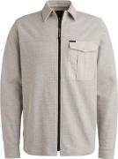 PME Legend Overshirt Jersey Waffle Grijs
