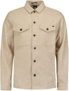 No Excess Overshirt Melange Beige
