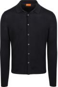 Suitable Cardigan Shirt Merino Navy