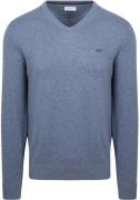 McGregor Trui Merino Blend V-Hals Vintage Blauw