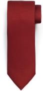 Suitable Zijde Stropdas Donkerrood -
