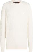 Tommy Hilfiger Pullover Cable Off White
