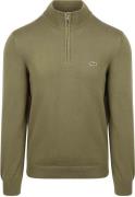 Lacoste Pullover Zipper Groen