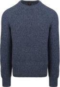 BOSS Klacier Trui Wool Blend Navy