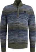 PME Legend Half Zip Colormix Trui Blauw