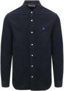 Scotch and Soda Solid Corduroy Overhemd Zwart