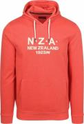 NZA Hoodie French Rib Garment Washed Red