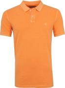 Marc O'Polo Polo Garment Dyed Papaya Oranje