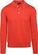 NZA Longsleeve Knitted Polo Rood