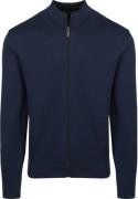 State Of Art Half Zip Trui Structure Navy