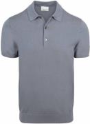 Profuomo Poloshirt Luxury Basic Blauw